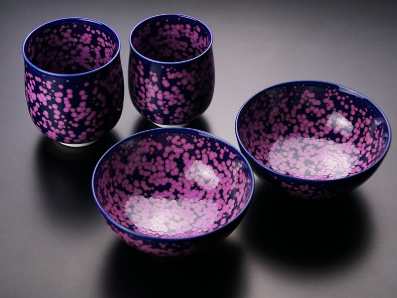 【有田焼】睦揃(夫婦茶碗セット) 桜花紋