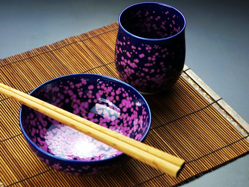 【有田焼】睦揃(夫婦茶碗セット) 桜花紋