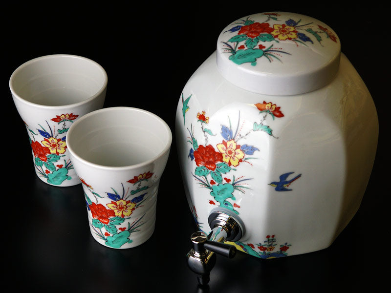 【有田焼】 焼酎サーバー 柿右衛門様式