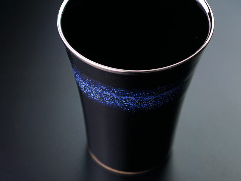 本金と白金の永久なる輝き ペア焼酎グラス 陽光 月光