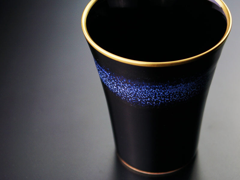 輝く本金の器 焼酎グラス 陽光