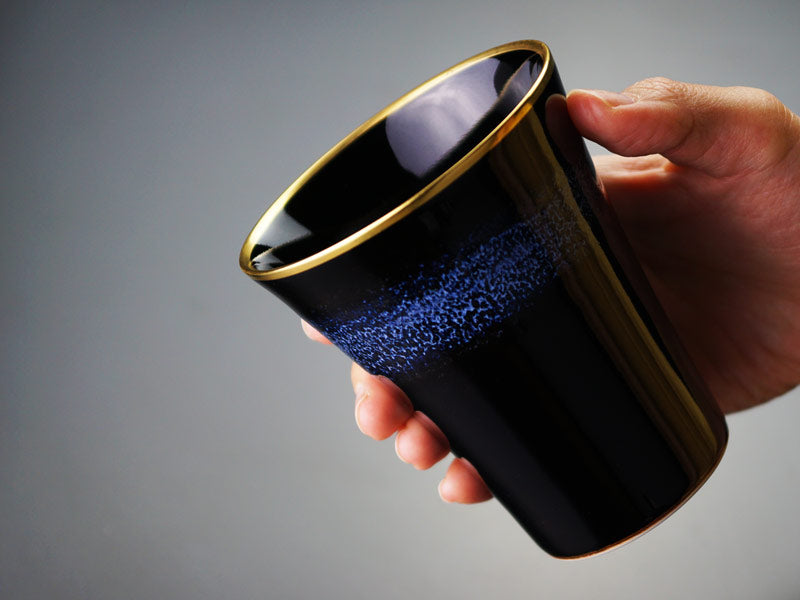 輝く本金の器 焼酎グラス 陽光