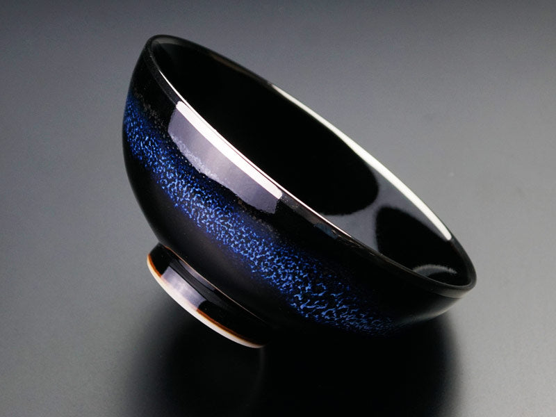 永久に煌めく白金【有田焼】茶碗 青き明星 月光