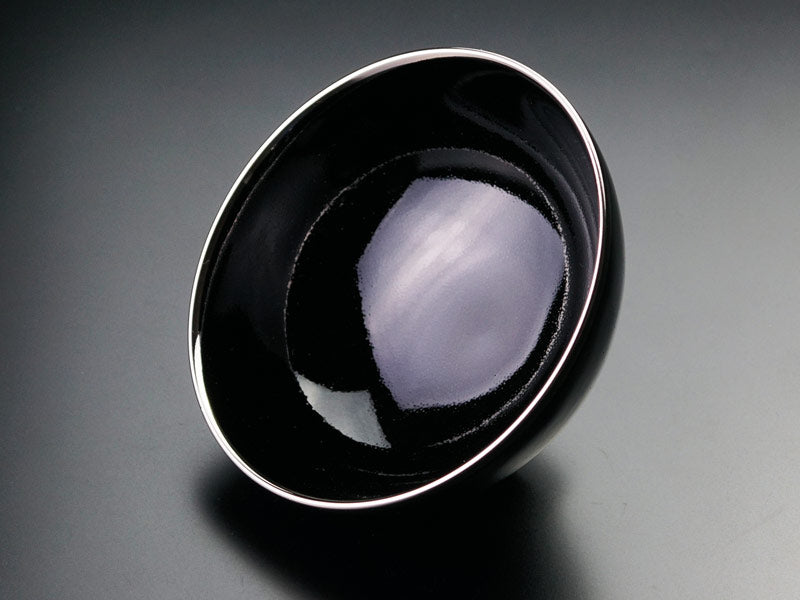 永久に煌めく白金【有田焼】茶碗 青き明星 月光