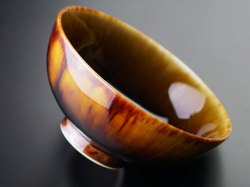 【有田焼】茶碗 玳皮天目