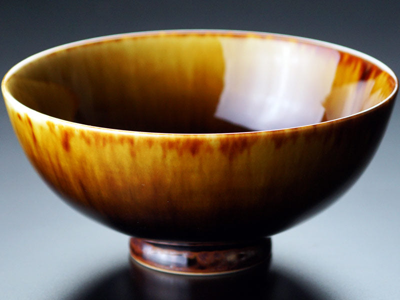 【有田焼】茶碗 玳皮天目