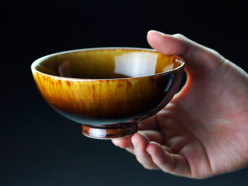 【有田焼】茶碗 玳皮天目