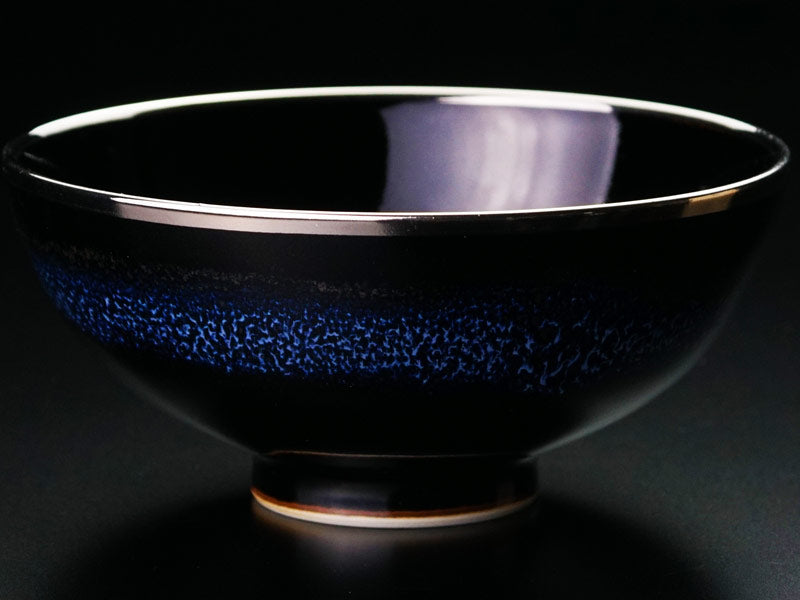 本金と白金の永久なる輝き【有田焼】睦揃(夫婦茶碗セット)青き明星 陽光 月光