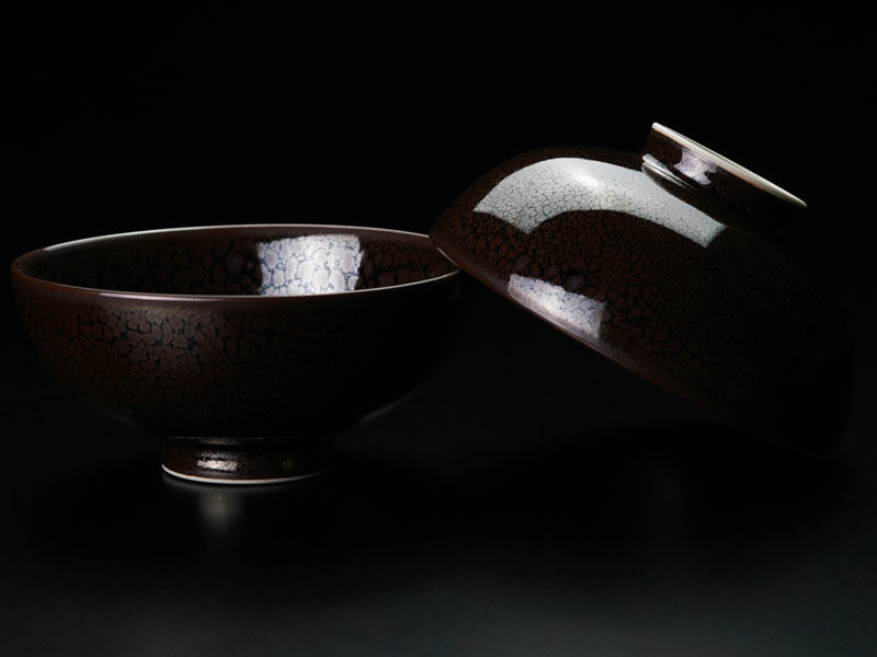 【有田焼】夫婦茶碗 龍鱗油滴天目