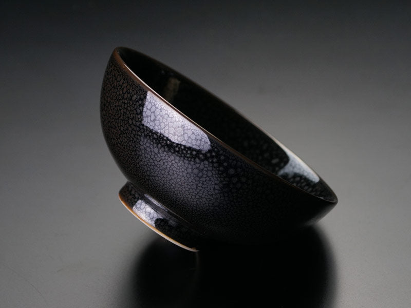 【有田焼】睦揃(夫婦茶碗セット)銀油滴天目