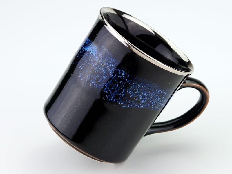 【2025年最新作】本白金輝く マグカップ 青き明星 月光