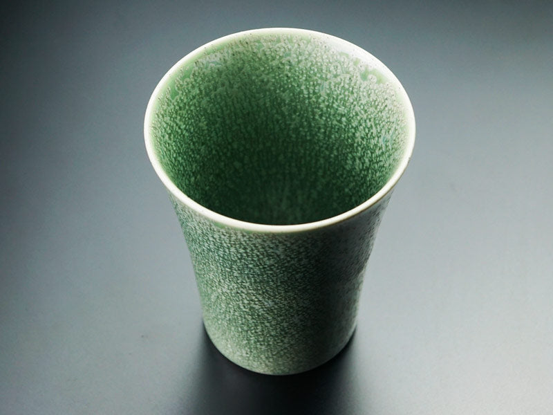 【有田焼】焼酎グラス 鶯玉