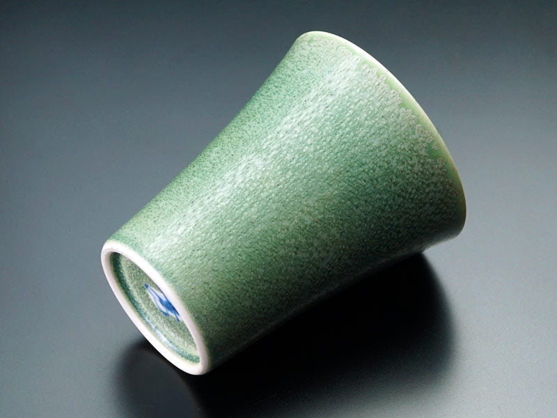 【有田焼】焼酎グラス 鶯玉