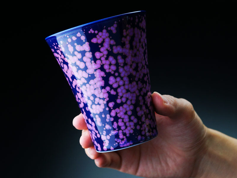 【有田焼】焼酎グラス 桜花紋