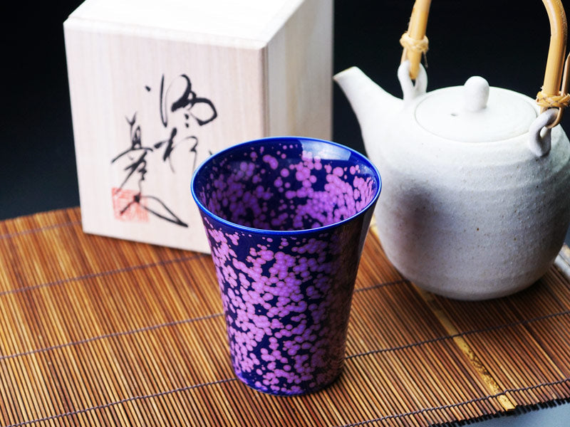 【有田焼】焼酎グラス 桜花紋