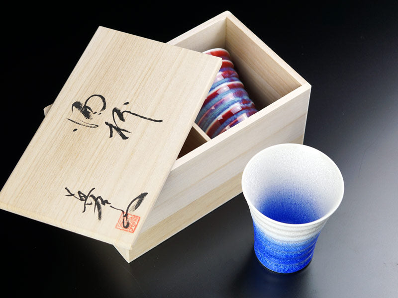 【有田焼】焼酎グラス 桜花紋