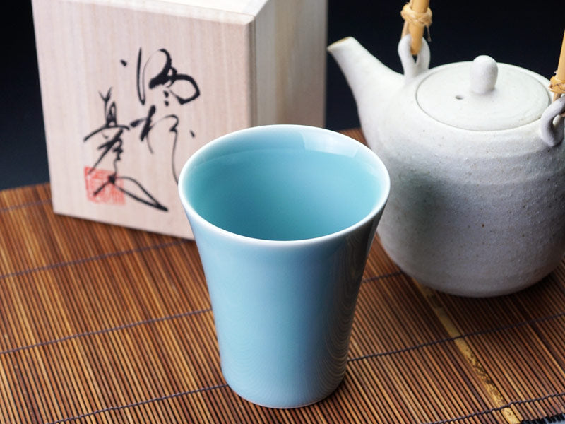 【有田焼】焼酎グラス 砧青磁