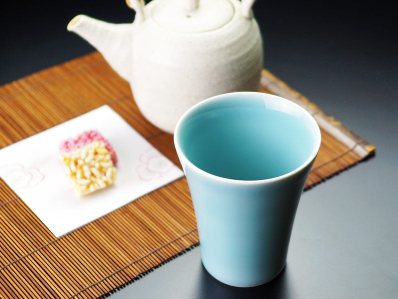 【有田焼】焼酎グラス 砧青磁