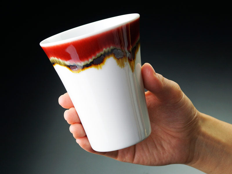 【有田焼】焼酎グラス ペアシルクロード