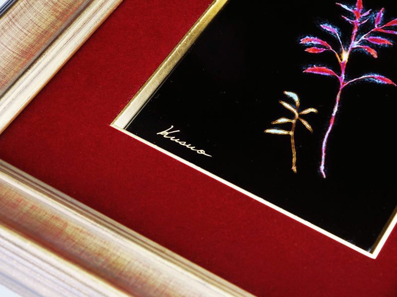 【有田焼】陶額 夢幻想花