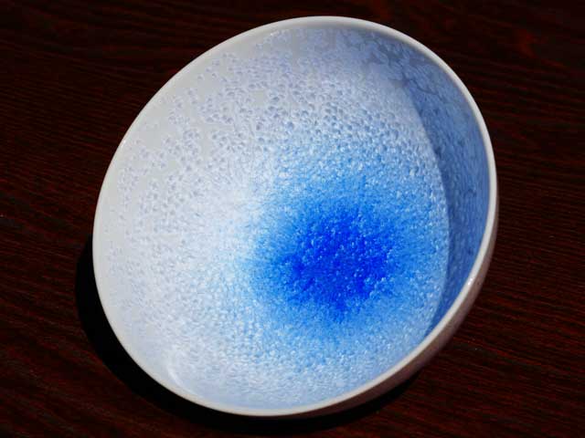 【有田焼】茶碗 藍染水滴の写真5