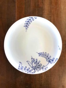 青花の皿