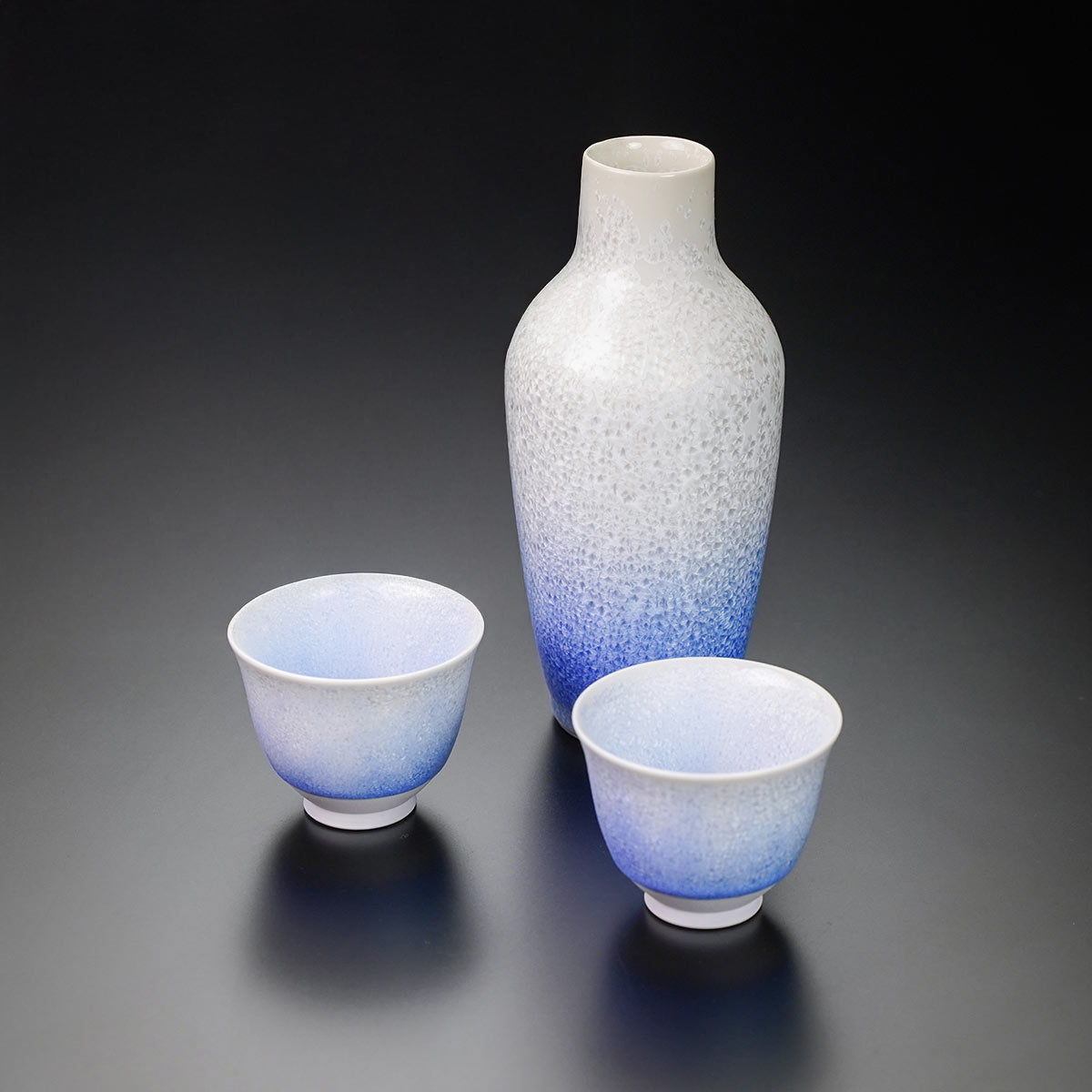 有田焼】酒器セット 藍染水滴