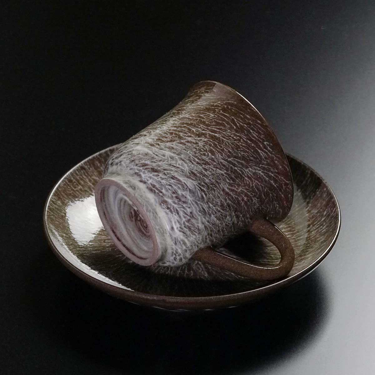 【有田焼】コーヒーカップ 霙刷毛