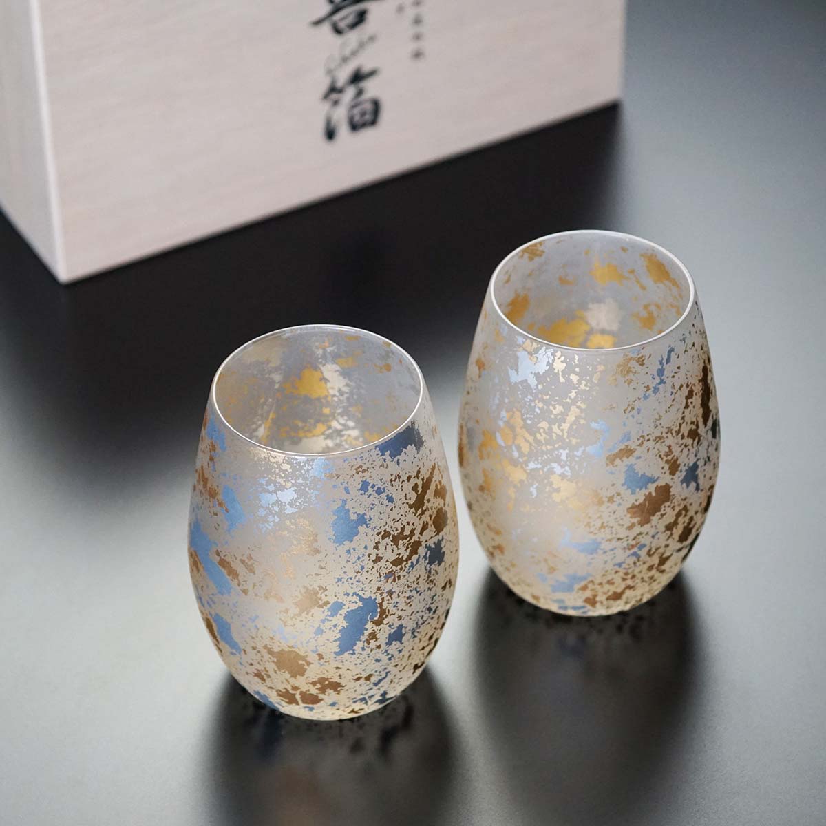 【喜箔 - Kihaku - 】ひとくちペアビアグラス
