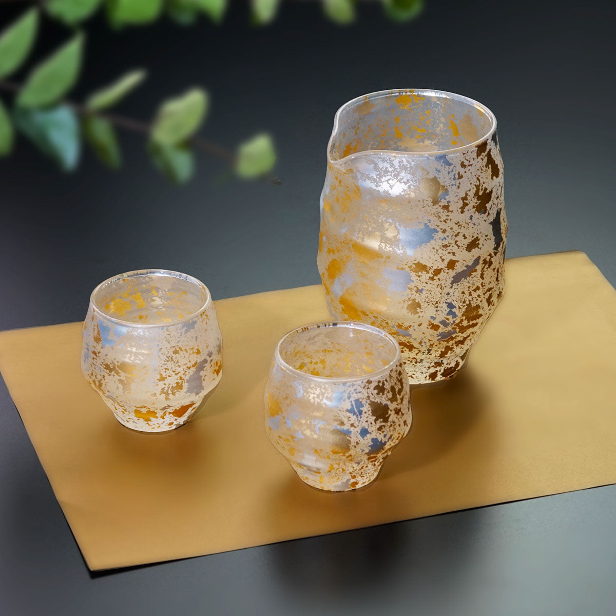 特選酒器セット【喜箔 - Kihaku - 】