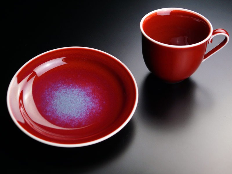 コーヒーカップ 燿変辰砂 60歳のプレゼント 還暦祝い品