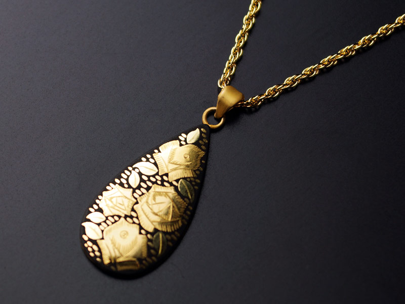 京象嵌：純金を用いたアクセサリー ネックレスの通販
