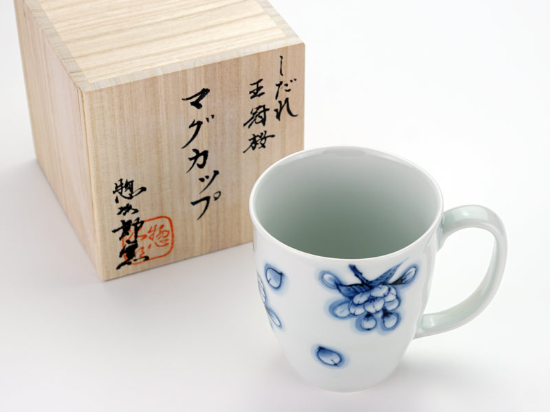 【有田焼】マグカップ 染付しだれ桜の商品紹介写真15
