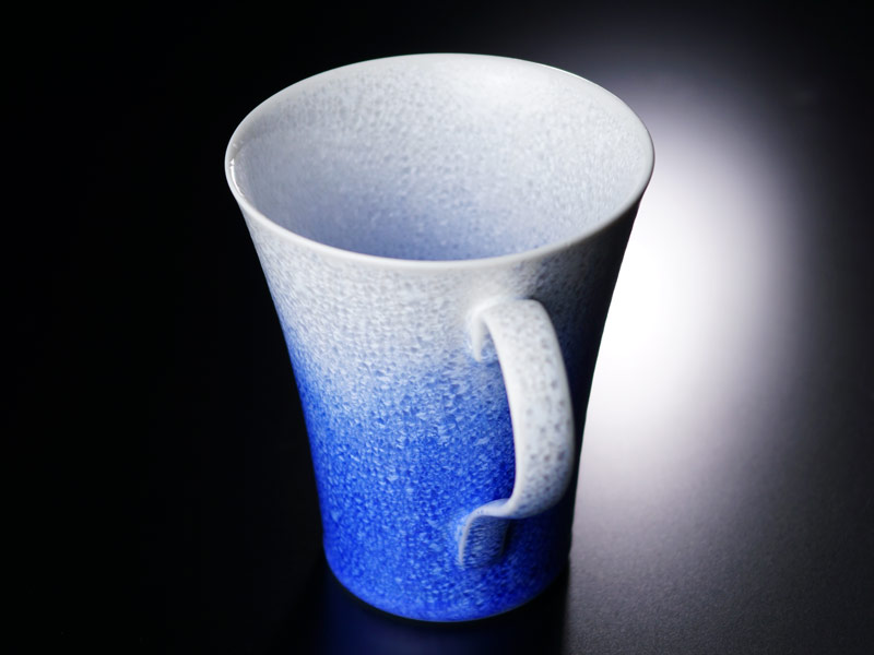 【有田焼】新マグカップ 藍染水滴の写真2