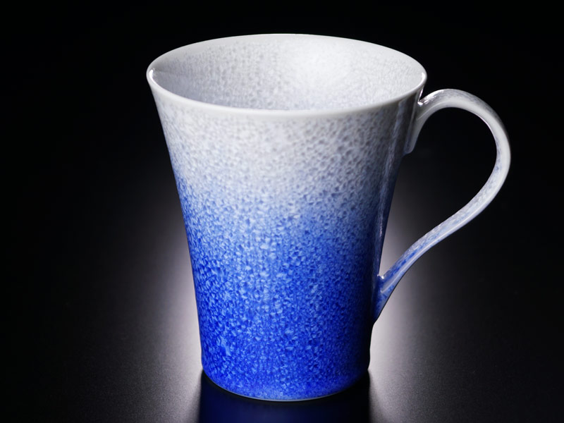 【有田焼】新マグカップ 藍染水滴の写真3