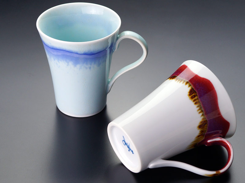 【有田焼】ペアマグカップ シルクロードの商品紹介写真4