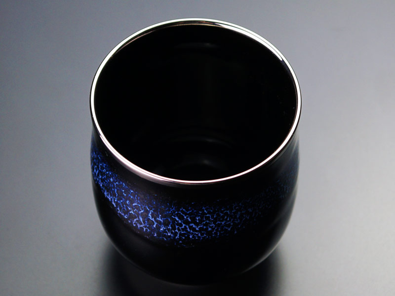 永久に煌めく白金【有田焼】湯呑茶碗セット 青き明星 月光の写真6
