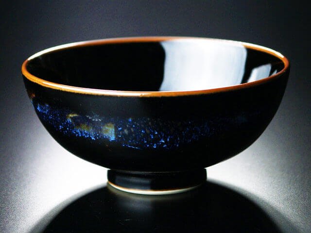 【有田焼】茶碗 ”青き明星”の写真2