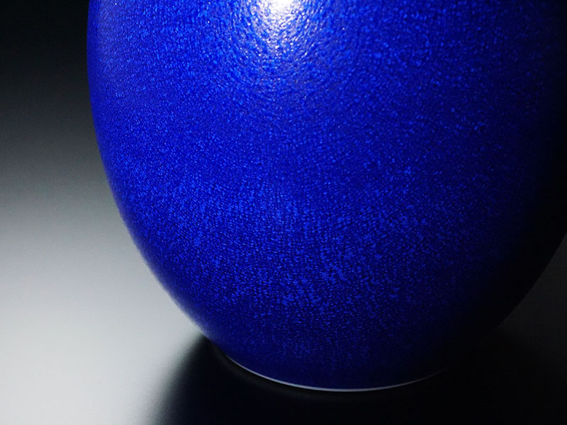 【有田焼】瑠璃水滴花瓶の写真5