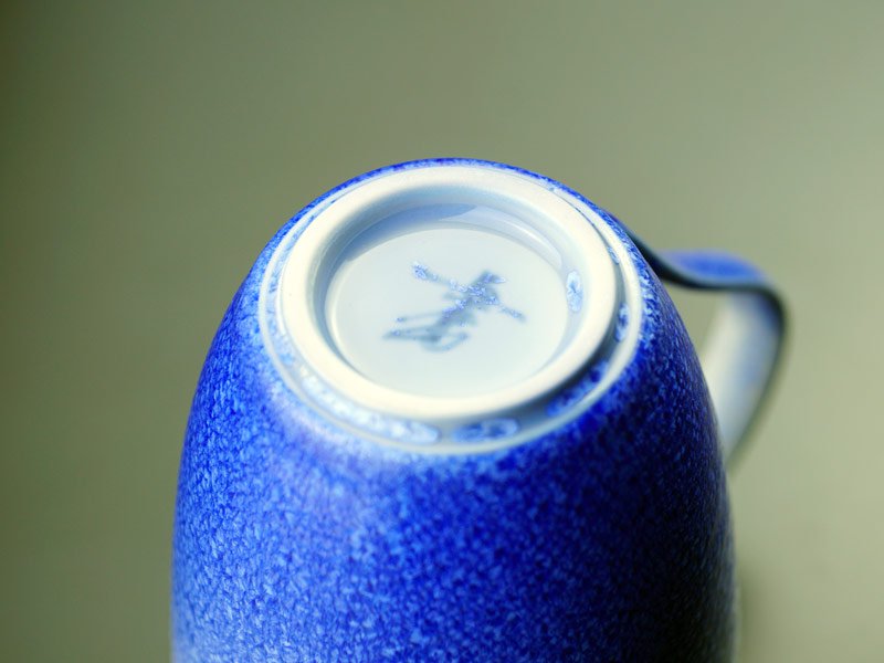 【有田焼】広口マグカップ 藍染水滴の商品紹介写真5