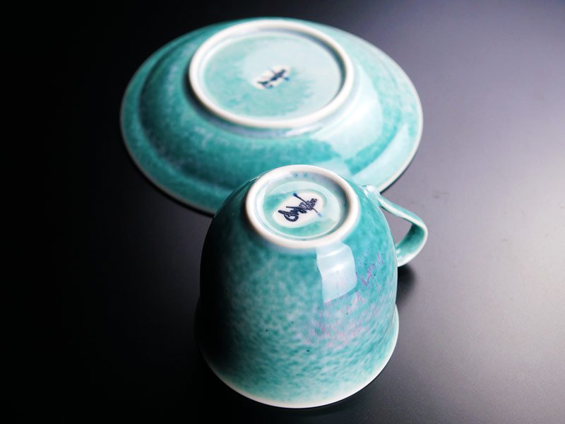 エメラルド色の高級プレゼント 翡翠鈞窯コーヒーカップの商品紹介写真4