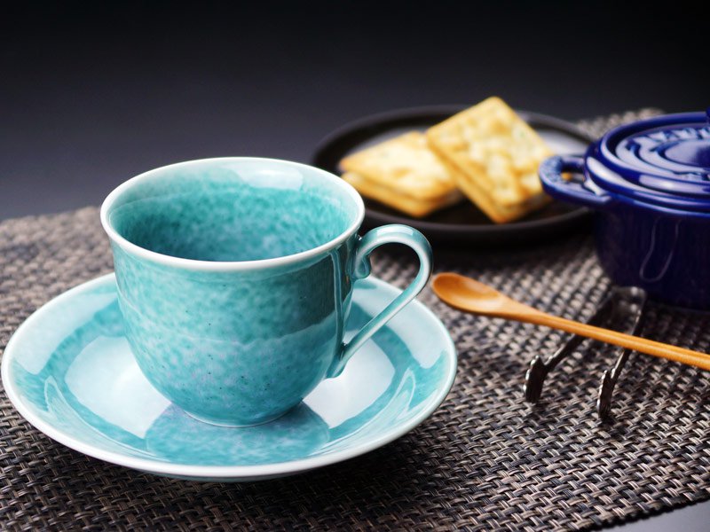 エメラルド色の高級プレゼント 翡翠鈞窯コーヒーカップの商品紹介写真5