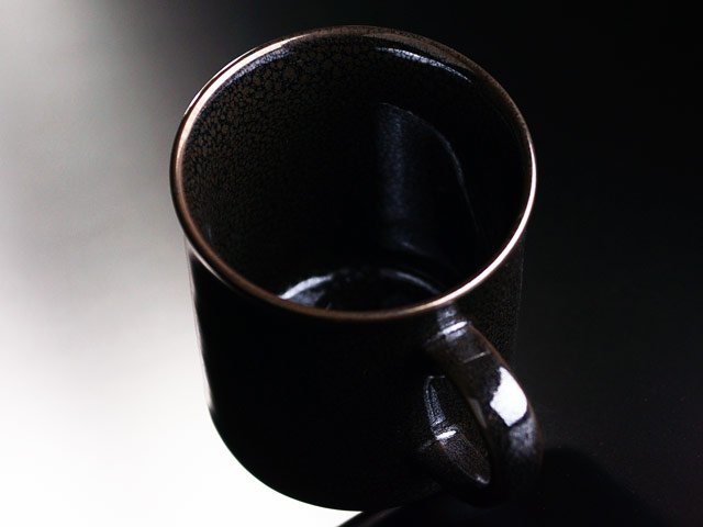 【侍が愛した天目】男性へのプレゼントに人気 銀油滴天目マグカップの写真7