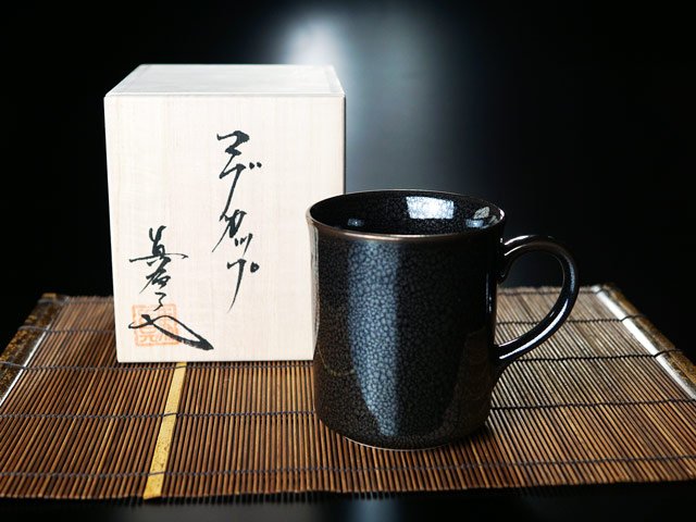 【侍が愛した天目】男性へのプレゼントに人気 銀油滴天目マグカップの写真8