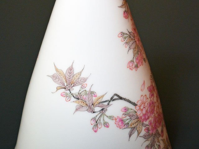 【有田焼】花瓶 色絵桜の写真6